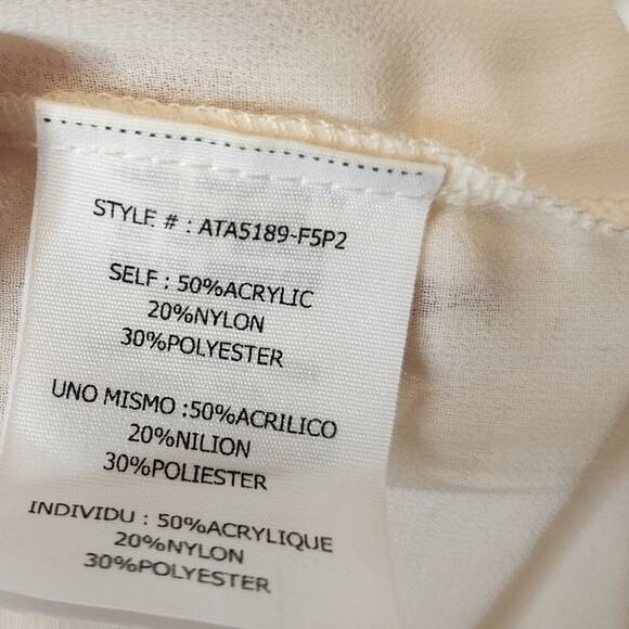 ALTARD STATE LINED KNIT LACE CREAM TUNIC  SIZE SMALL - Picture 8 of 9